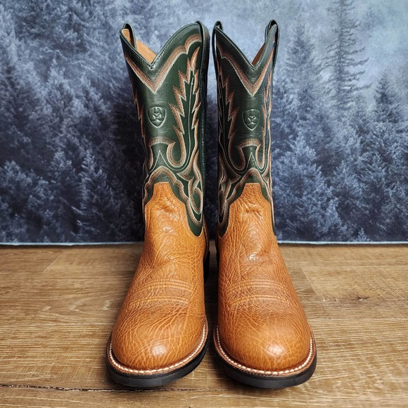 NWOT Ariat Cobalt XR PRO Western Hunter Green Boots | Women's 9B - Picture 2 of 8